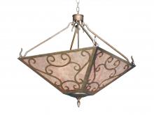 2nd Avenue Designs White 118200 - 24" Square Bandolei Inverted Pendant