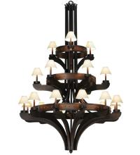 2nd Avenue Designs White 122634 - 62"W Castilla 3 Tier Chandelier