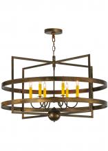 2nd Avenue Designs White 143904 - 36"W Aldari 6 LT Chandelier