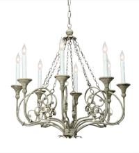 2nd Avenue Designs White 146382 - 42" Wide Rachelle 10 Light Chandelier