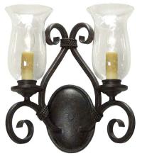 2nd Avenue Designs White 146395 - 13.5" Wide Calvis 2 Light Wall Sconce