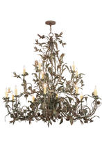 2nd Avenue Designs White 159623 - 60"W Le Printemps 15 LT Chandelier