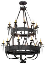 2nd Avenue Designs White 166715 - 56"W Costello 20 LT Two Tier Chandelier