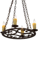 2nd Avenue Designs White 184774 - 20" Wide Ashley 4 LT Chandelier