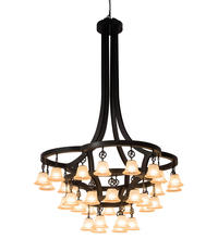 2nd Avenue Designs White 197781 - 65" Wide Cretella 34 Light Chandelier