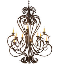 2nd Avenue Designs White 201575 - 48" Wide Josephine 10 Light Chandelier