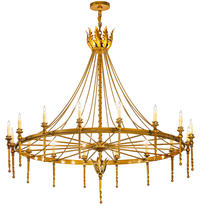 2nd Avenue Designs White 211951 - 56" Wide Amaury 16 Light Chandelier