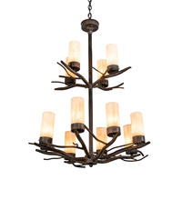 2nd Avenue Designs White 212303 - 30" Wide Winter Solstice 12 Light Chandelier