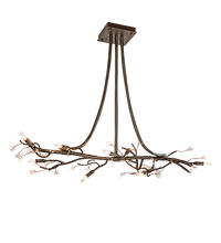 2nd Avenue Designs White 221125 - 48" Long Winter Solstice Budding Chandelier