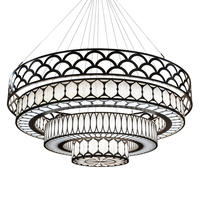 2nd Avenue Designs White 228719 - 120" Wide Lorea Chandelier