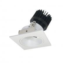 Nora NIO-4SDCDXMPW/HL - 4" Iolite LED Square Adjustable Reflector with Round Aperture, 1500lm/2000lm (varies by