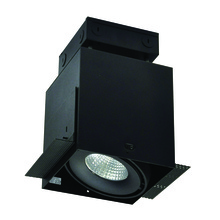 Nora NMRTLG-11D6L1927B - LED Trimless 1-Head MLS Housing, 30W / 2100lm per Head, 2700K, 32-Degrees Flood, Black, 120-277V