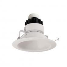 Nora NRMC3-61L127NWW - 6" Marquise III Retrofit, White Reflector/White Flange, 120-277V; 0-10V Dimming, 1300lm / 12W,