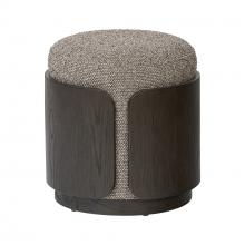 Varaluz 513CH17A - Hutton Ottoman - Dark Brown Oak/Earth