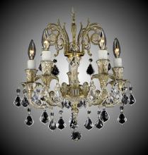 American Brass & Crystal CH2001-A-10W-PI - 5 Light Finisterra Chandelier