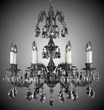 American Brass & Crystal CH2003-A-12G-PI - 8 Light Finisterra Chandelier