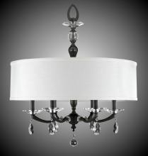 American Brass & Crystal CH5485-O-37G-38G-ST-GL - 24 inch Kensington Empire Drum Shade Chandelier