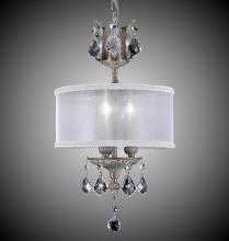 American Brass & Crystal CH6500-O-12G-ST-GL - 3 Light Llydia Pendant