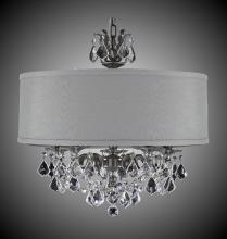 American Brass & Crystal CH6512-O-13S-ST-PG - 5 Light Llydia Chandelier