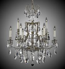 American Brass & Crystal CH7423-O-13S-PI - 6+3 Light Parisian Chandelier