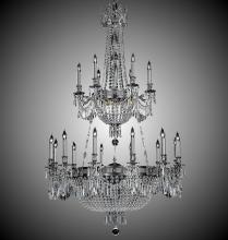 American Brass & Crystal CH8152-P-16G-ST - 18+ 15 Light Valencia Chandelier