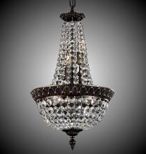 American Brass & Crystal CH8512-P-10W - 12"W - 6 Light Corinthian Chandelier