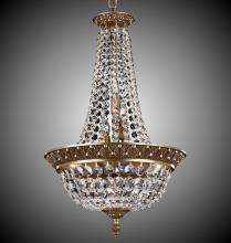 American Brass & Crystal CH8515-P-08G - 15"W - 6 Light Corinthian Chandelier