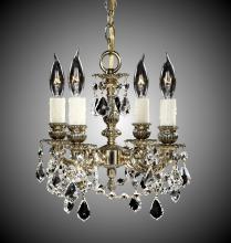 American Brass & Crystal CH9102-A-21S-PI - 4 Light Biella Chandelier