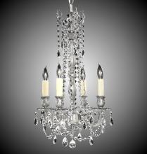 American Brass & Crystal CH9211-A-07G-PI - 4 Light Biella Chandelier