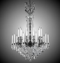 American Brass & Crystal CH9289-O-01G-PI - 10+10 Light Crystella Chandelier