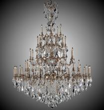 American Brass & Crystal CH9325-A-07G-ST - 55 Light Elise Chandelier