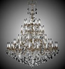 American Brass & Crystal CH9326-O-10G-ST - 60 Light Elise Chandelier