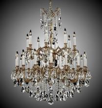 American Brass & Crystal CH9825-O-10W-ST - 16+8 Light Bellagio Chandelier