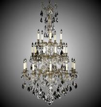 American Brass & Crystal CH9826-A-08G-PI - 25 Light Bellagio Chandelier