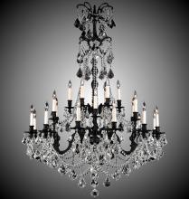 American Brass & Crystal CH9868-A-04G-ST - 8+24 Light Sterling Chandelier