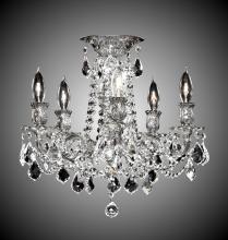 American Brass & Crystal FM9202-A-16G - 5 Light Biella Flush Mount