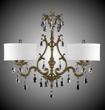 American Brass & Crystal IL9661-O-10G-ST-HL - 6 Light Chateau Island Light