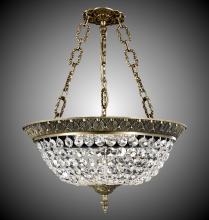 American Brass & Crystal PD8219-P-23S - 19"W 6 Light Corinthian Pendant