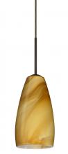 Besa Lighting 1BT-1509HN-BR - Besa Chrissy Pendant Bronze Honey 1x50W Candelabra