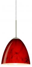 Besa Lighting 1JC-4470MA-LED-SN - Besa Vila LED Pendant Magma Satin Nickel 1x9W LED