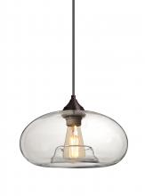 Besa Lighting 1JC-BANACL-EDIL-BR - Besa Pendant Bana Bronze Clear 1x4W LED Filament