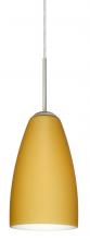 Besa Lighting 1JT-1511VM-LED-SN - Besa Riva 9 LED Pendant Vanilla Matte Satin Nickel 1x9W LED