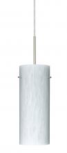 Besa Lighting 1JT-412319-LED-SN - Besa Stilo 10 LED Pendant Carrera Satin Nickel 1x9W LED