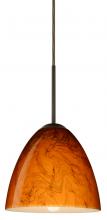 Besa Lighting 1JT-4470HB-BR - Besa Vila Pendant Bronze Habanero 1x60W Medium Base