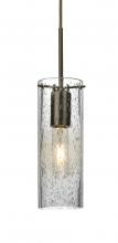 Besa Lighting 1JT-JUNI10CL-BR - Besa, Juni 10 Cord Pendant, Clear Bubble, Bronze, 1x60W Medium Base