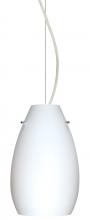 Besa Lighting 1KX-412607-SN - Besa Pera 9 Cable Pendant Opal Matte Satin Nickel 1x100W Medium Base