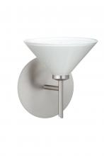 Besa Lighting 1SW-282453-SN - Besa Wall Kona Satin Nickel White Starpoint 1x40W G9