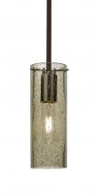 Besa Lighting 1TT-JUNI10LT-BR - Besa, Juni 10 Stem Pendant, Latte Bubble, Bronze, 1x60W Medium Base