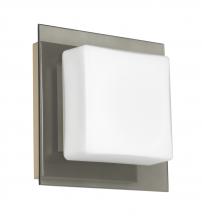 Besa Lighting 1WS-7735SM-SN - Besa Wall Alex Satin Nickel Opal/Smoke 1x50W G9