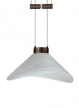 Besa Lighting 1XA-191352-BR - Besa Pendant Hoppi Bronze Marble 1x50W Halogen